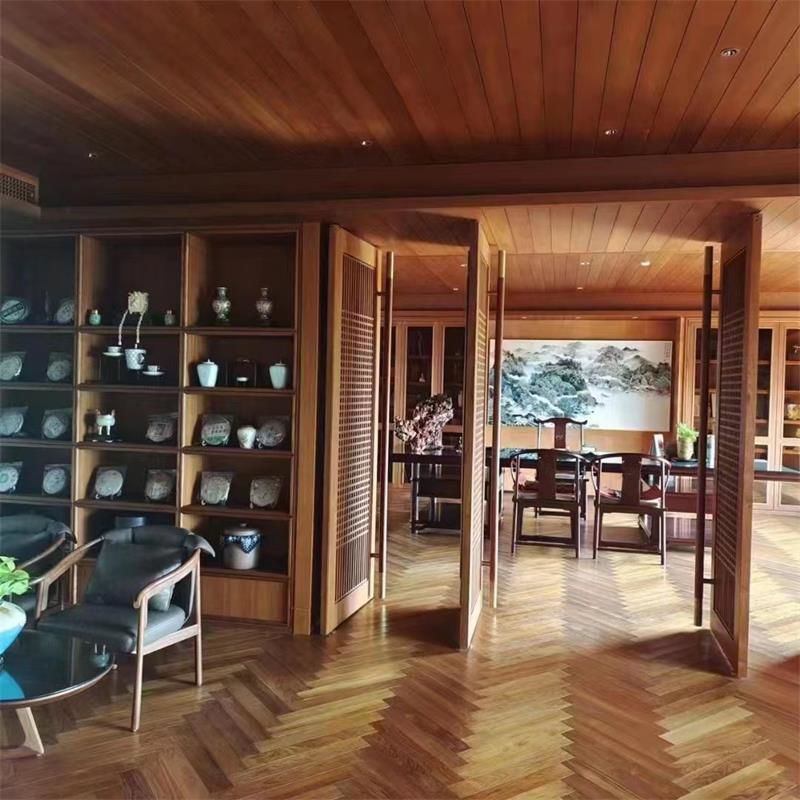 緬(miǎn)甸柚(yòu)木飾麵案例展示